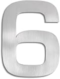 Blomus 68189 stainless steel house number 6