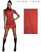 Womens Medium 10-12 Deluxe Sexy Star Trek Uhura Costume