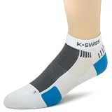 K-SWISS Men's Low-Cut Running Socks (2-Pack)