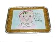 Girl Baby Face Cookie Cake