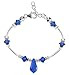 SCBR171 .925 Sterling Silver Blue Swarovski SCBR171 .925 Sterling Silver Blue Swarovski