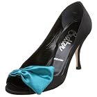 Butter Women's Curls Peep-Toe Pump