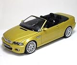 BMW M3 E46 Cabriolet Phoenix Yellow 1/18 Kyosho