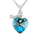 Crystal Love Pendentif Coeur Collier...