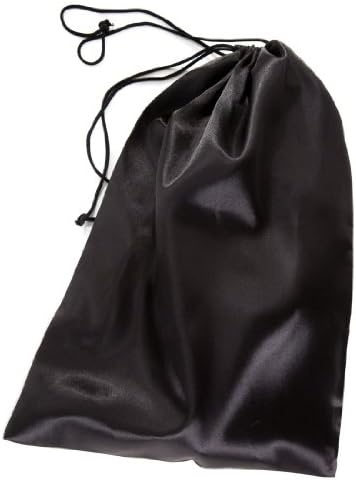 Travel Shoe Bags 16"x12" w/ Drawstring (Black) (4-Pack) Soft Nylon Shoe Tote Bags, suitcase dress travel