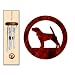 beagle18 - Beagle Wind Chimes XSMALL Silver