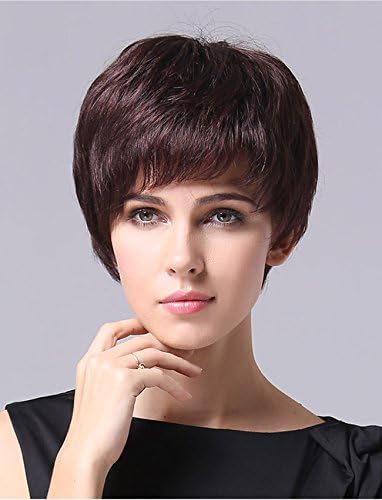 Fashion Human hair with memory hair short full wigs for women