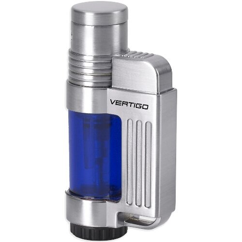 Vertigo Jolt Torch Flame Lighter Blue