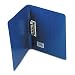 ACCO Presstex Grip Punchless Binder with Spring Action Clamp, 0.62 Inch Capacity, Dark Blue (42523)