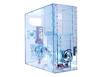 Logisys CS888UVBL Uv Blue Acrylic Case