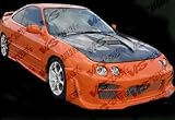 Acura 94-01 Acura Integra 2dr/4dr G Force style BLACK carbon fiber Hood performance 1994,1995,1996,1997,1998,1999,2000,2001