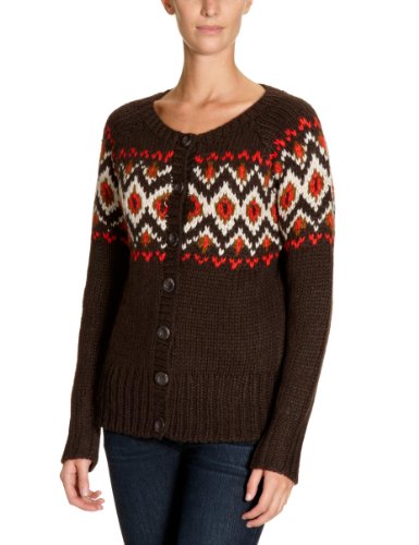 VERO MODA Damen Strickjacke SALEM LS CARDIGAN, Gr. 40 (L), Braun (MOCCA) Preisvergleich