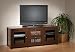 Plasma LCD TV Stand Entertainment Console - Espresso Finish