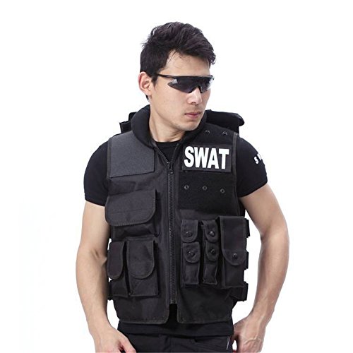 Pellor Tactical vest outdoor live-action CS field protective security training (Small)