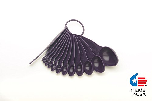 POURfect 13pc Measuring Spoon Set - Dark Plum / Purple