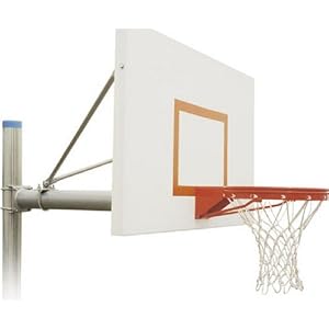 First Team Renegade Playground In-Ground Basketball Hoop with 60 Inch Steel Backboard