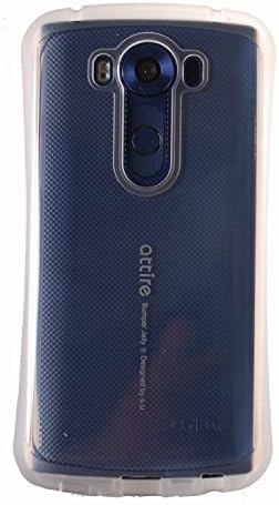 Premium Strong TPU Cover [Slim Fit] Vibrant Color Bumper Flexible Soft Gel Case [Shock Absorption] LG V10 (Transparent)