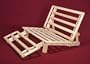 Tri-fold Hardwood Futon Frame - Full Size