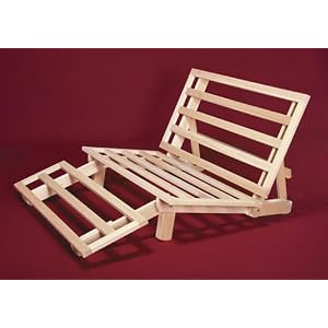 Tri-fold Hardwood Futon Frame - Full Size