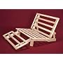 Tri-fold Hardwood Futon Frame - Twin Size