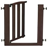 North States Supergate Easy Open and Lock Gate, Espresso