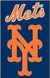 MLB New York Mets Applique Banner Flag