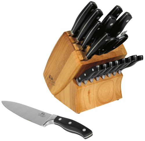 18-pc Blk St w  InBlk Sharp by Meat Carving Sets