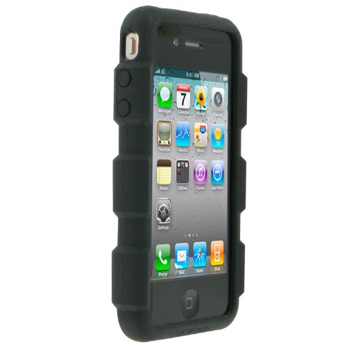 Contour Design Moulded Claw Silicone Schutzh&uuml;lle f&uuml;r iPhone 4 schwarz