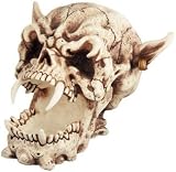 Evil Demon Skull Statue Figure Wicked Goth