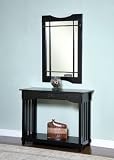 Console Table and Mirror Set (Mission Black) (30"H x 38"W x 16"D) Console Table and Mirror Set (Mission Black) (30"H x 38"W x 16"D)