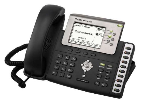 SIP-D28P 6-Line IP Phone with Large LCD, XML Phonebook, PoE