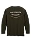Harley-Davidson&reg; Men's Long-sleeve Henley Shirt. 100% cotton. Embroidery. 99052-09VM