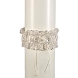Strumpfband "Romantik", creme - Geheimes Highlight der Hochzeit