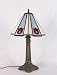 Auburn Tigers Stained Glass Lamp with Logo Panels