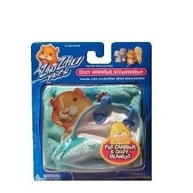 Zhu Zhu Pets Accessory Kit Hamster Pet Carrier & Blanket [Turquoise]