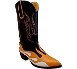 Radical Boot Men's Orange Hot Rod 12W Cowboy Boots