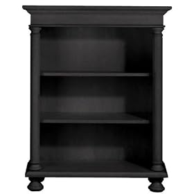 Salem Three shelf Bookcase, THREE-SHELF, CHESHIRE BLACK by Home Decorators Collection