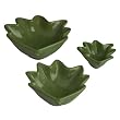 Green Leaves Petite Bowl Set of 3 - 2oz., 6oz. and 14oz.