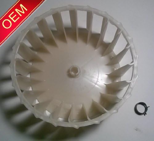 3-3836 - FACTORY OEM GENUINE CLOTHES DRYER BLOWER WHEEL W/ CLAMP FOR MAYTAG AMANA ADMIRAL (This is OEM Factory Genuine Part - Not a generic replacement)
