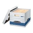 Quick/Stor Box, 12"x15-1/4"x10-1/4", 12/CT, White/Blue