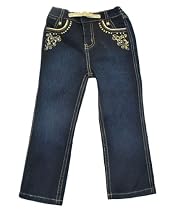 Baby Phat Little Girl Straight Leg Jeans w/ Rhinestones