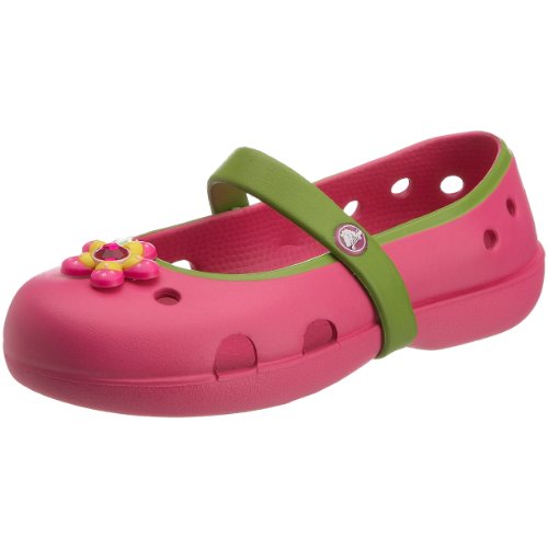 Crocs Toddler / Little Kid Mary Jane Keeley, fuchsia / green parrot, a young child up to 10 million U.S.