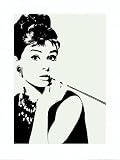 Audrey Hepburn: Cigarillo Art Poster Print, 24x32