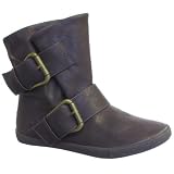 Blowfish Womens Holdem Wide Fit Ankle Boots -Eggplant