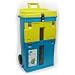 Creative Options Molded Organization 826-080 Rolling Work Stationteal/lime/chocolate 20.88"l X 13.65"w X 36"h