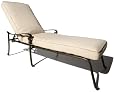 Strathwood St. Thomas Cast Aluminum Chaise Lounge with Cushion