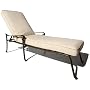 Strathwood St. Thomas Cast Aluminum Chaise Lounge with Cushion