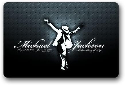 Handmade Goods Custom Your Own Doormat - Michael Jackson Door Mat Size 24"" CLDM-235