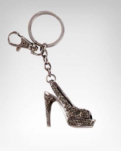 Bebe Zahara Keychain Gunmetal Onesize