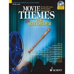 Movie Themes for Alto Recorder: 12 unvergessliche Melodien aus den gr��ten Filmen aller Zeiten. Alt-Blockfl�te. Ausgabe mit CD.: 12 Memorable Themes ... of All Time (Schott Master Play-Along Series)